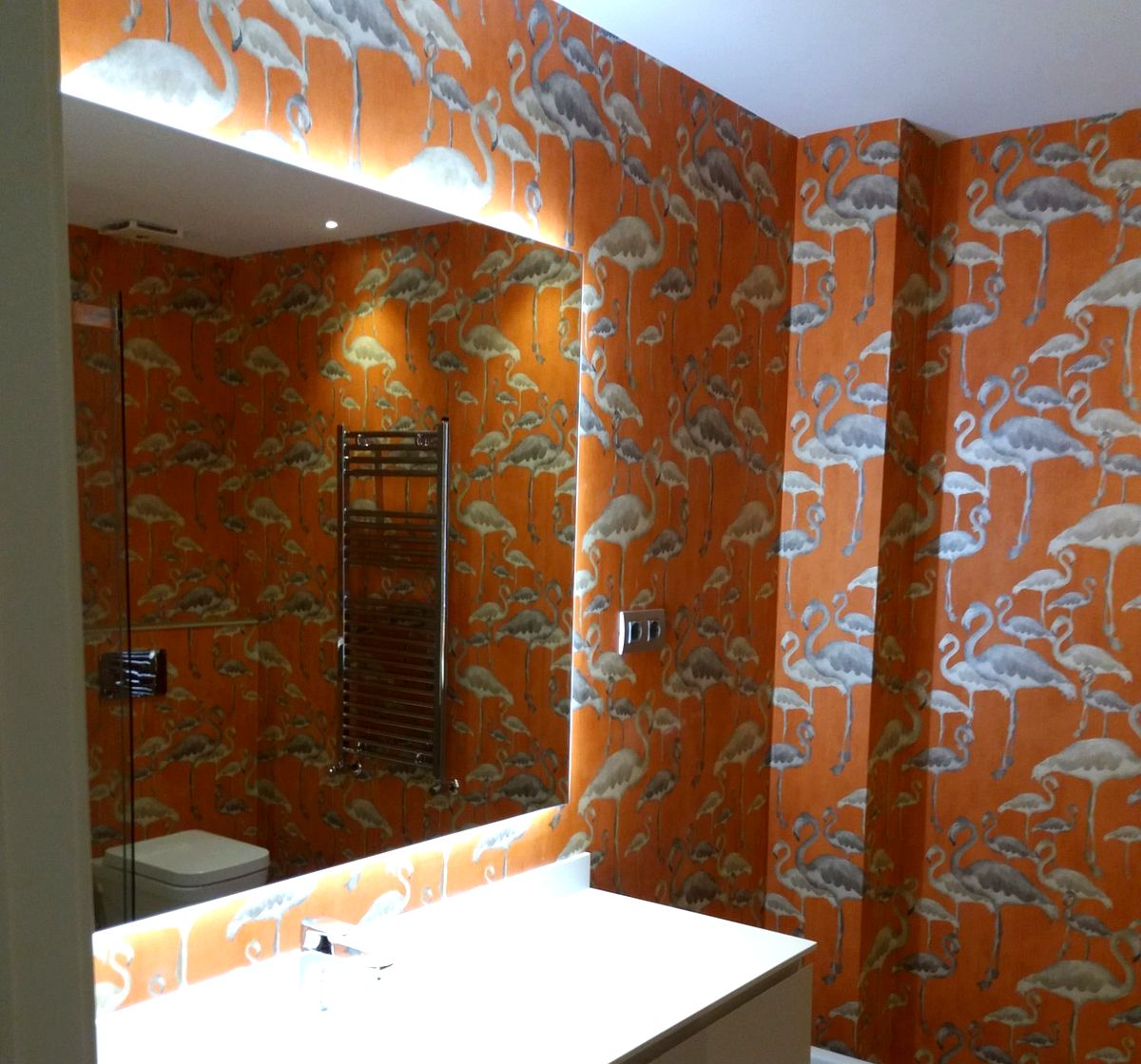 Baño flamencos